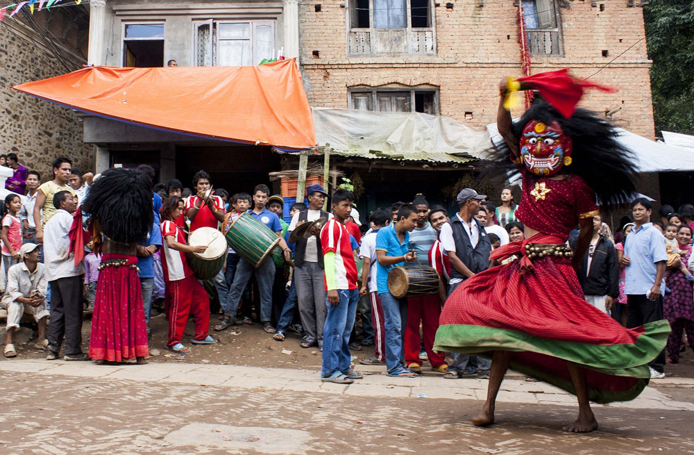 rituele dans in Nepal