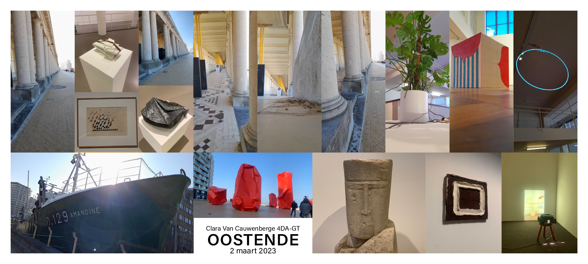 collage over Oostend